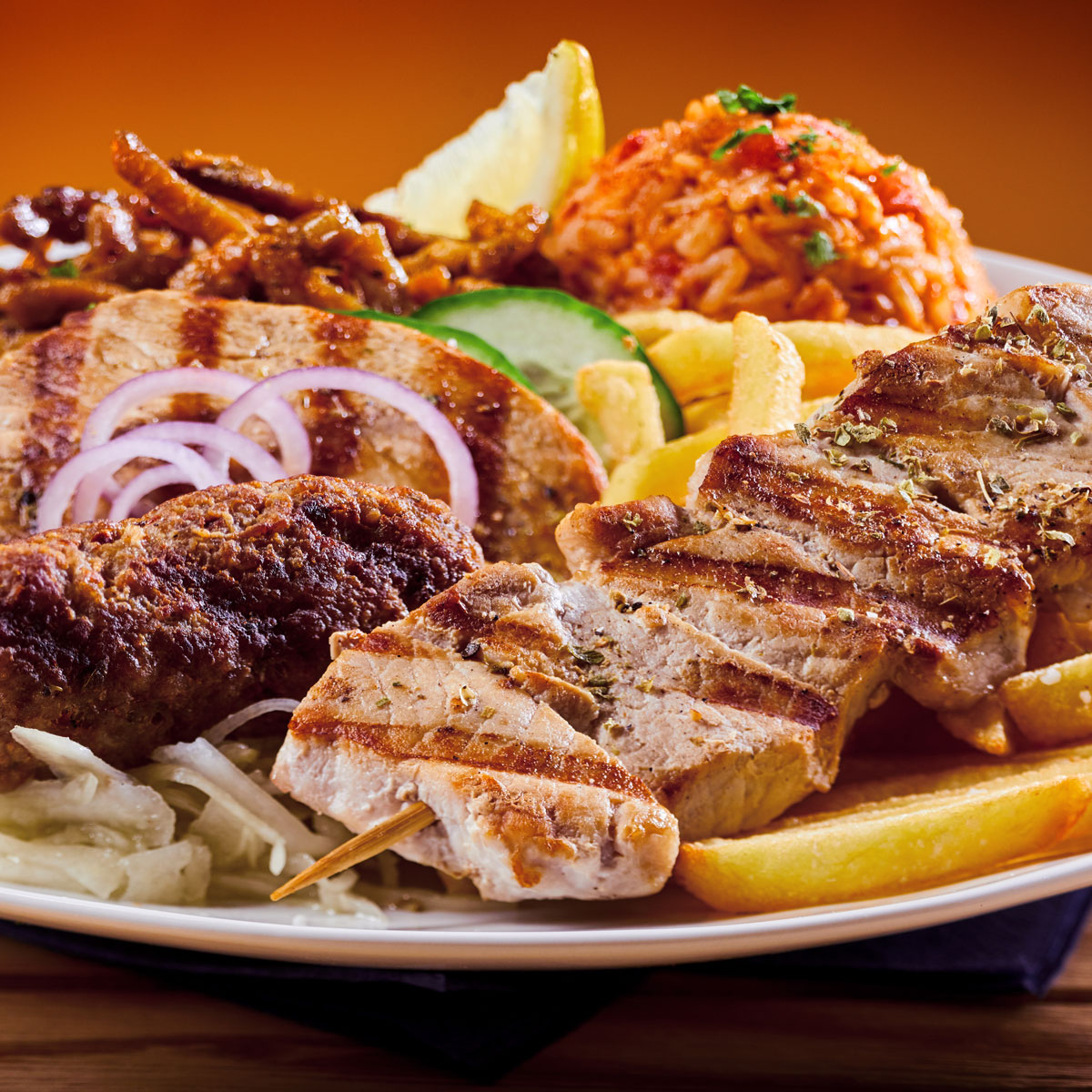 Frische Meze und Vorspeisen